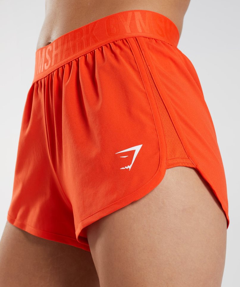 Women's Gymshark Training Loose Fit Shorts Orange | NZ 6SFTLV